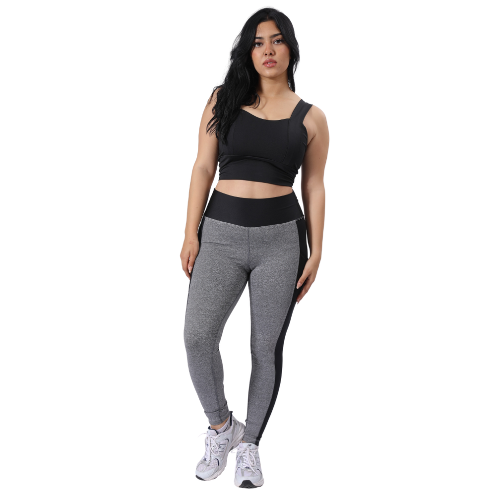 Women's gym set: sports bra and high-waist leggings – SB1 + NS2