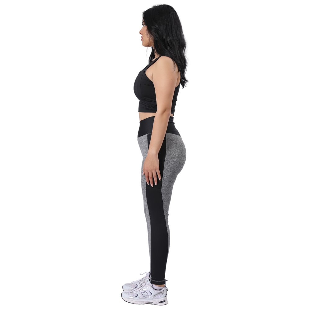 Women's gym set: sports bra and high-waist leggings – SB1 + NS2