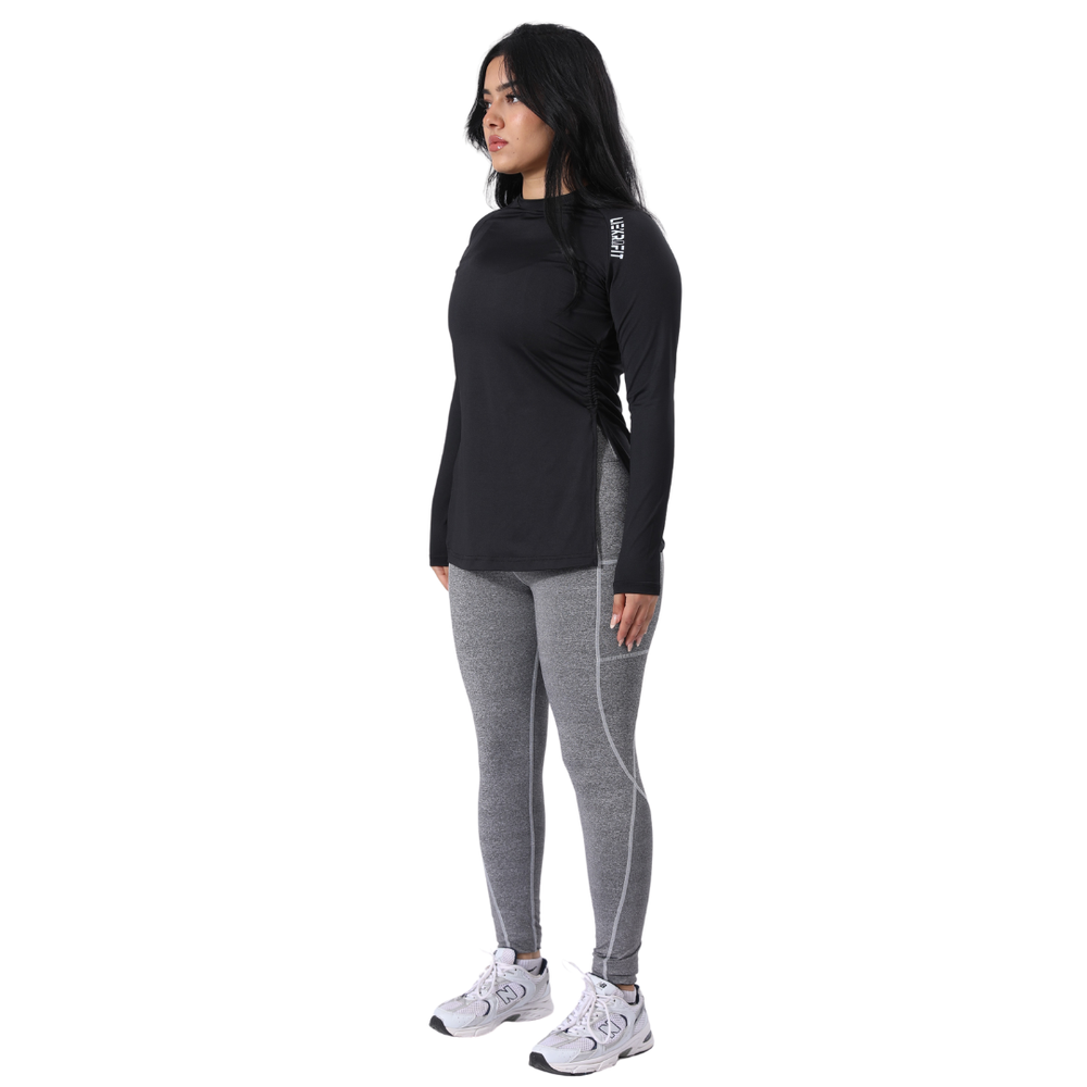 Women's gym set: T-shirt and high-waist leggings – TX1 + NS3
