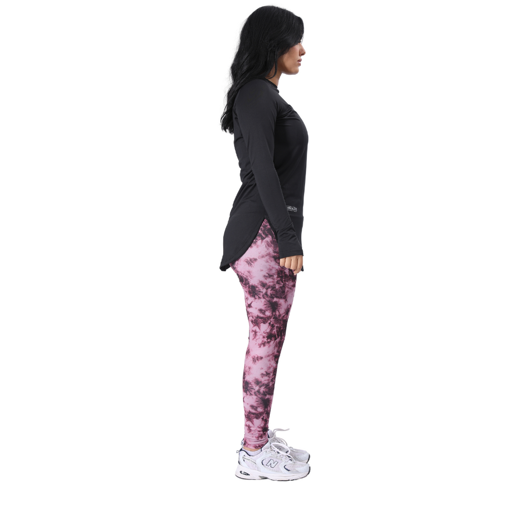 Women's gym set: T-shirt and high-waist leggings – TS1 + NX4