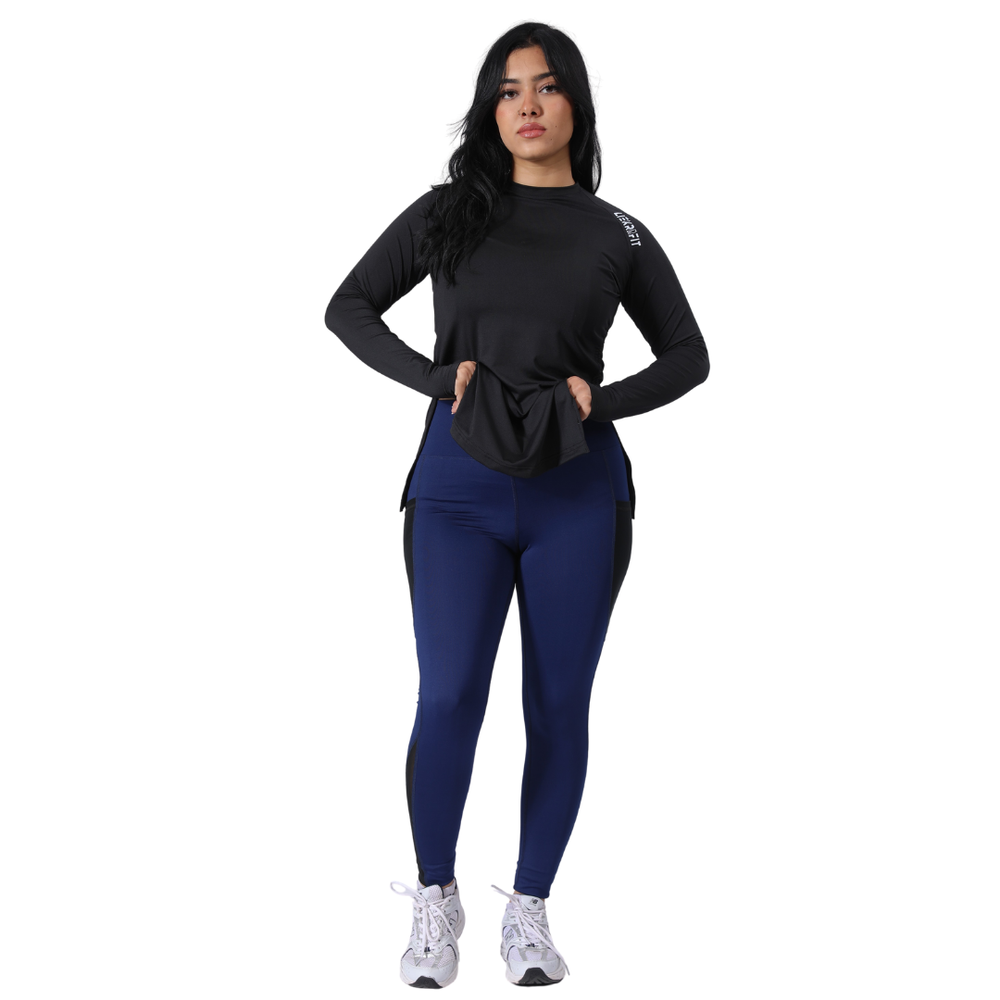Women's gym set: T-shirt and high-waist leggings – TX1 + BX3