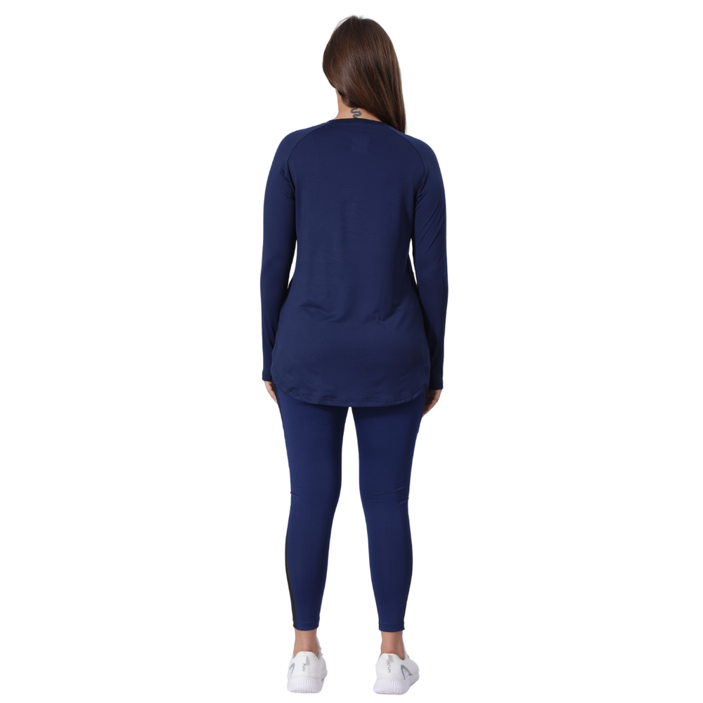 Women's gym set: T-shirt and high-waist leggings – TS2 + BX3