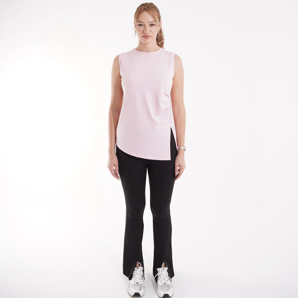 Women's gym set: tank top and high-waist flare leggings for yoga and gym – TN7-W1