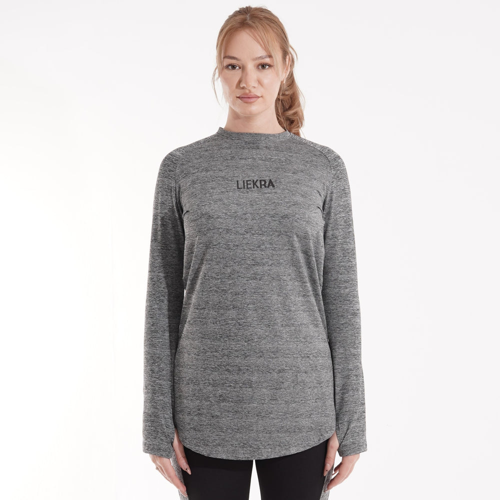 Women's long-sleeve workout top for the gym – TL4