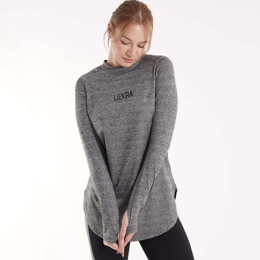 Women's long-sleeve workout top for the gym – TL4