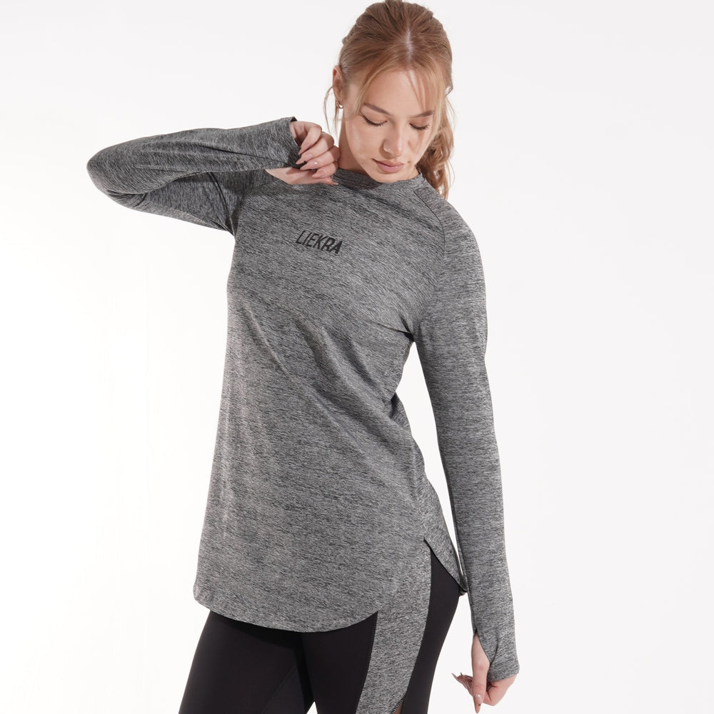 Women's long-sleeve workout top for the gym – TL4