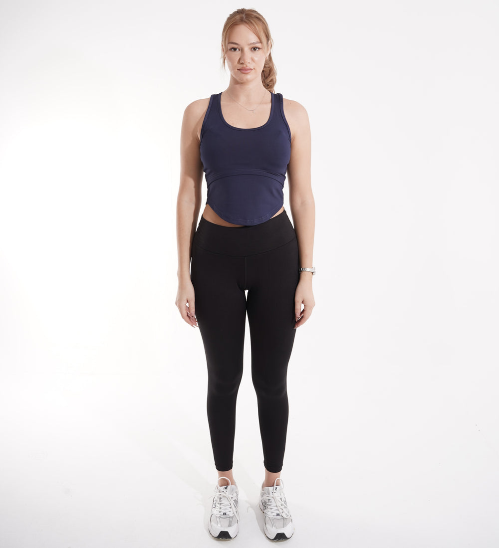 Women's gym set: sports bra and high-waist leggings for yoga and gym – SBX3-B1