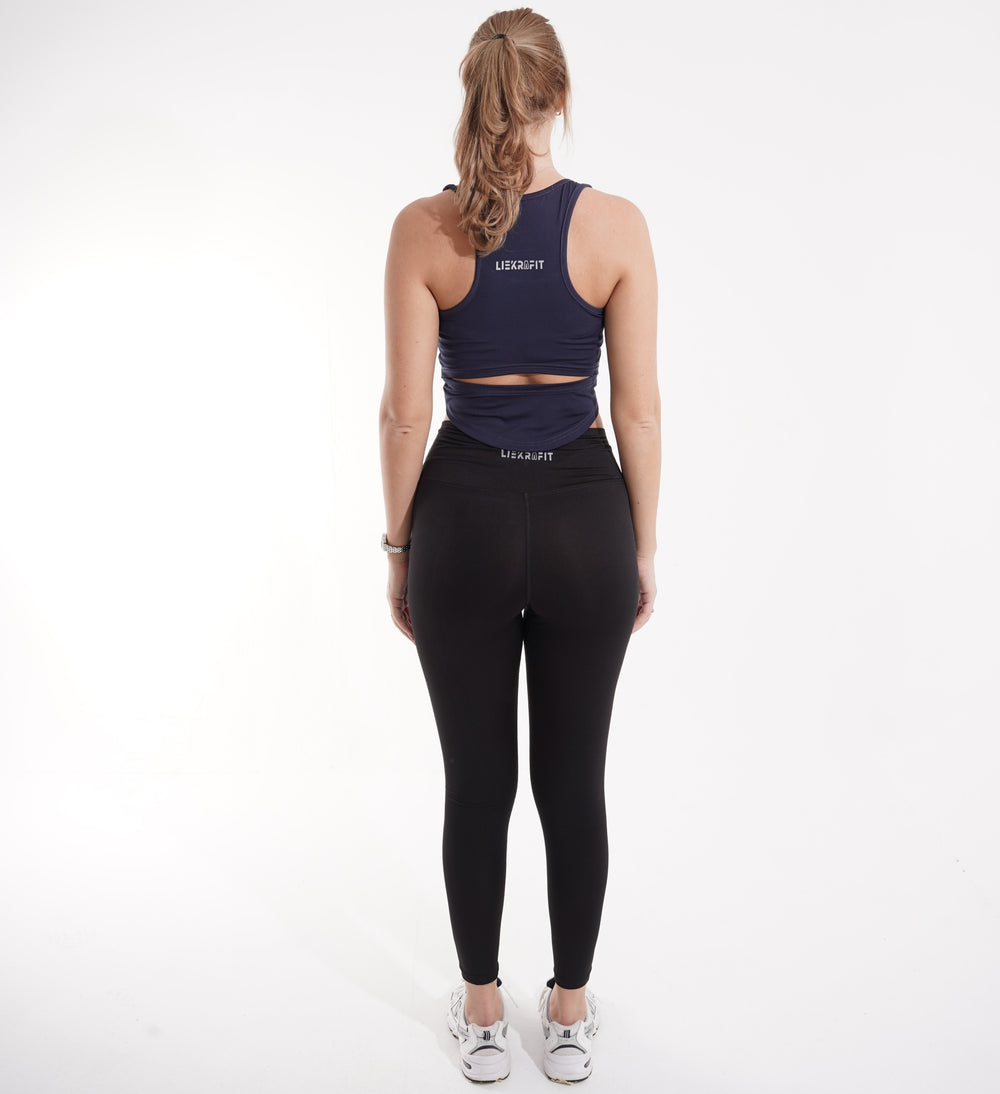 Women's gym set: sports bra and high-waist leggings for yoga and gym – SBX3-B1