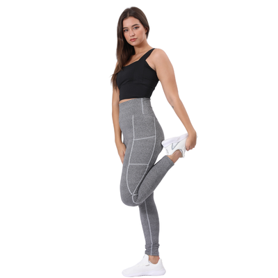 Women's gym set: sports bra and high-waist leggings – SB1 + NS3