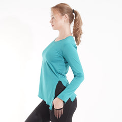 Women's long-sleeve workout top for the gym – TO2