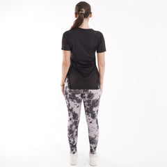 Women's gym set: T-shirt and high-waist leggings for yoga and gym – QT5-NX6