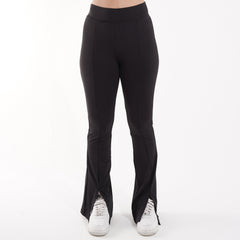High-waist women's flare leggings for yoga and gym – W1